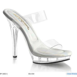 Pleaser/Fabulicious Lip-102-1 CM NWT- Multiple Sizes!